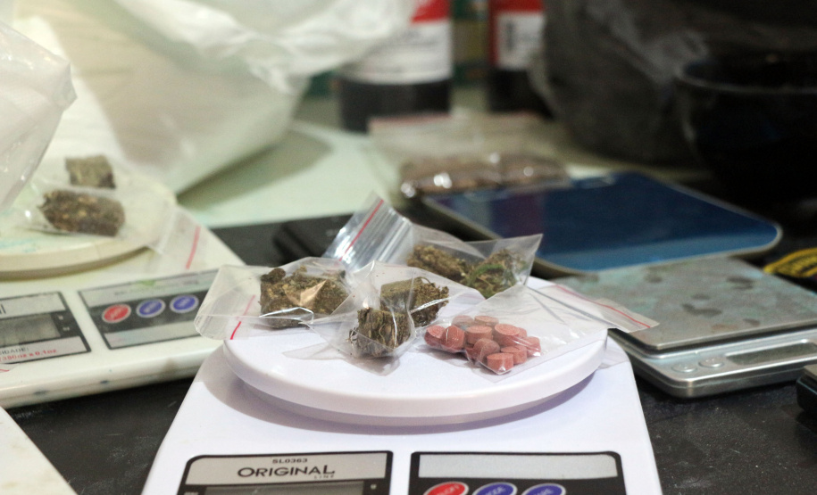 Curitiba, 24 de Maio de 2019. 24-05-2019. Operação do 1º CRPM desmonta laboratório de drogas no Tingui.