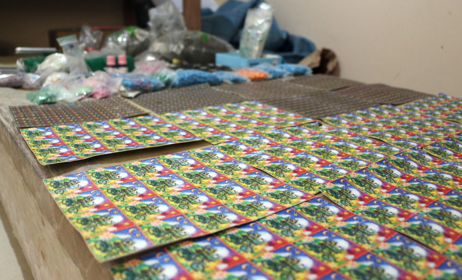 Curitiba, 24 de Maio de 2019. 24-05-2019. Operação do 1º CRPM desmonta laboratório de drogas no Tingui.