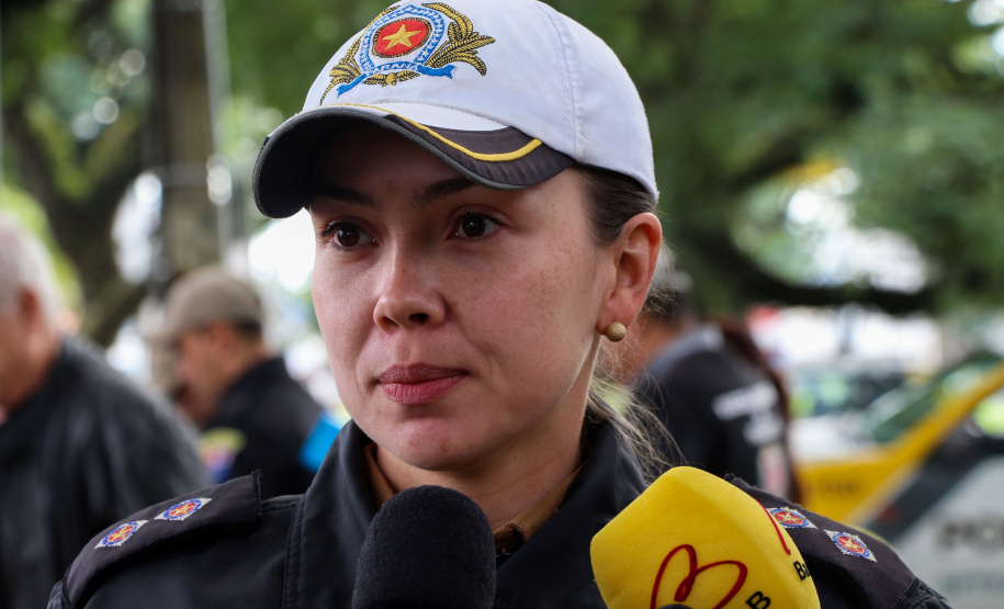 Curitiba, 27 de maio de 2019. Blitz Educativa Maio Amarelo