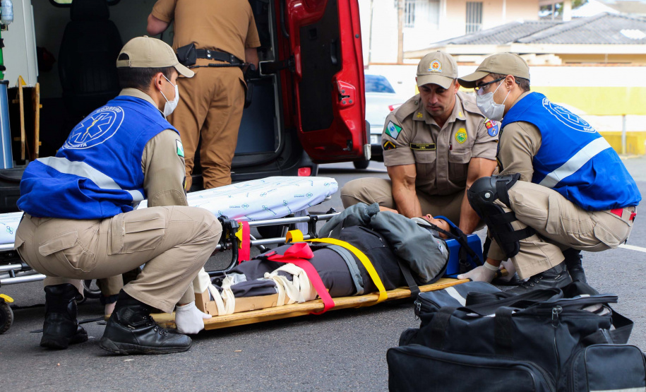 Curitiba, 27 de maio de 2019. Blitz Educativa Maio Amarelo