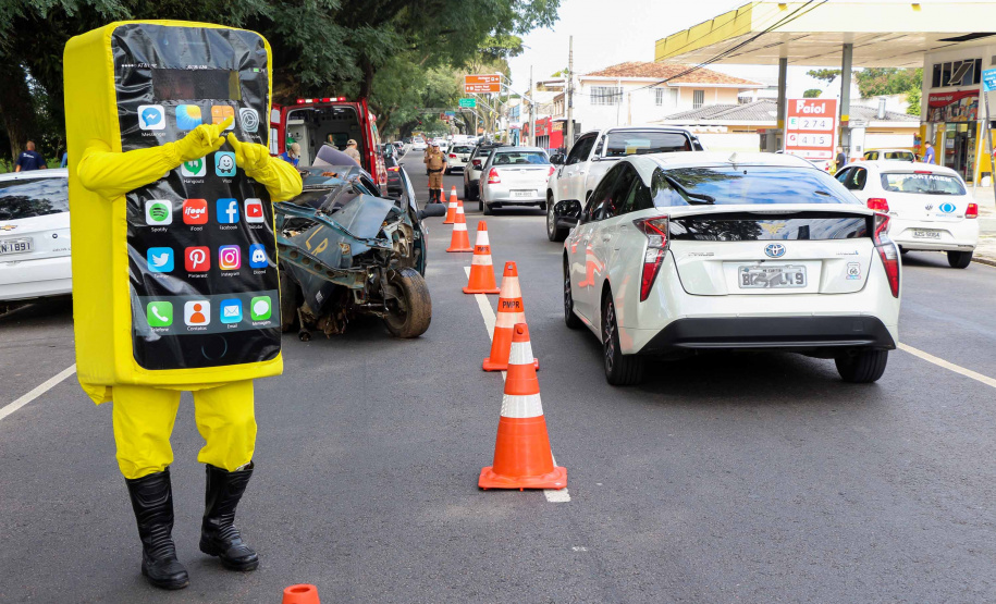 Curitiba, 27 de maio de 2019. Blitz Educativa Maio Amarelo