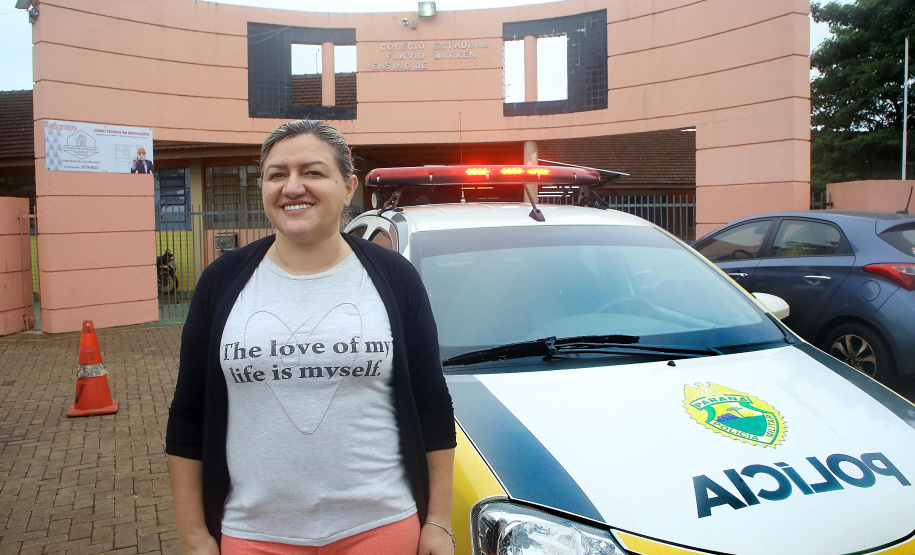 Na imagem, Maria Aparecida da Mata