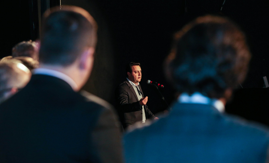 O governador Carlos Massa Ratinho Junior lança nesta terça-feira (04) no  auditório Poty Lazzarotto do Museu Oscar Niemeyer,  a campanha Junho Paraná Sem Drogas. O mês inteiro será dedicado à conscientização e prevenção quanto ao uso de entorpecentes.  Curitiba, 04/06/2019 -Foto: Geraldo Bubniak/ANPr