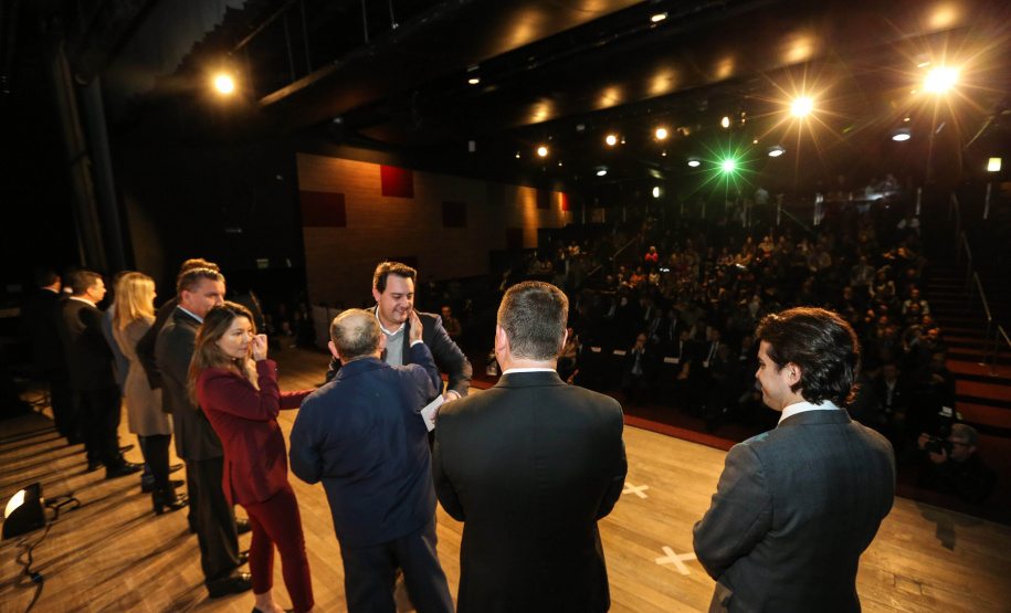 O governador Carlos Massa Ratinho Junior lança nesta terça-feira (04) no  auditório Poty Lazzarotto do Museu Oscar Niemeyer,  a campanha Junho Paraná Sem Drogas. O mês inteiro será dedicado à conscientização e prevenção quanto ao uso de entorpecentes.  Curitiba, 04/06/2019 -Foto: Geraldo Bubniak/ANPr