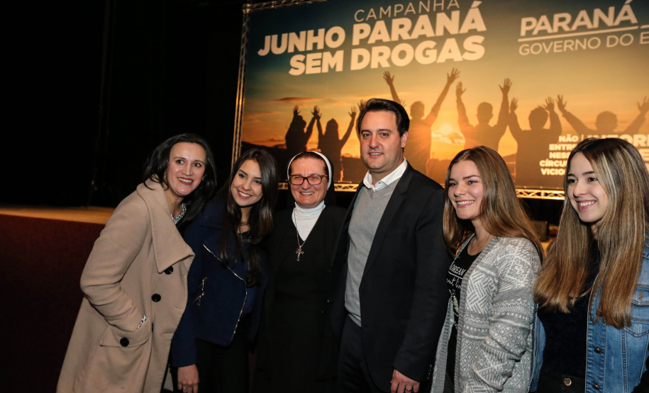 O governador Carlos Massa Ratinho Junior lança nesta terça-feira (04) no  auditório Poty Lazzarotto do Museu Oscar Niemeyer,  a campanha Junho Paraná Sem Drogas. O mês inteiro será dedicado à conscientização e prevenção quanto ao uso de entorpecentes.  Curitiba, 04/06/2019 -Foto: Geraldo Bubniak/ANPr