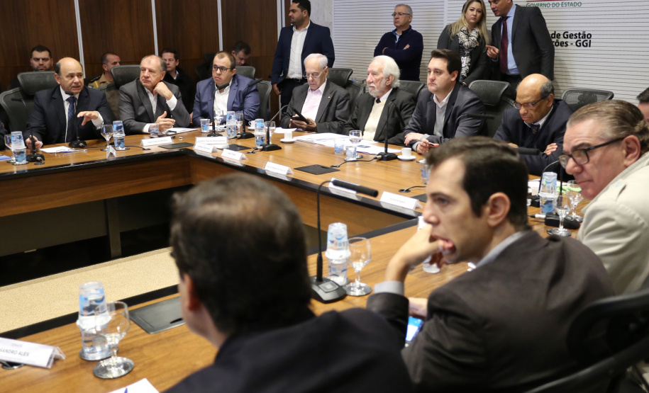 Governador Carlos Massa Ratinho Junior coordena reunião com a equipe de Governo  -  Curitiba, 04/06/2019  -  Foto: José Fernando Ogura/ANPr
