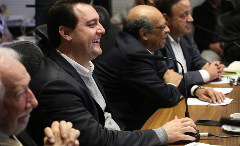 Governador Carlos Massa Ratinho Junior coordena reunião com a equipe de Governo  -  Curitiba, 04/06/2019  -  Foto: José Fernando Ogura/ANPr