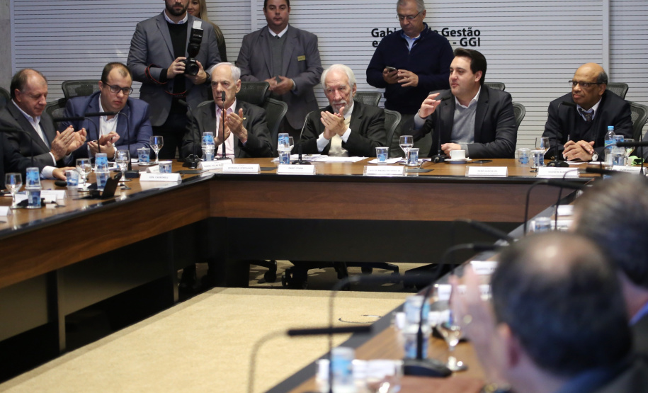 Governador Carlos Massa Ratinho Junior coordena reunião com a equipe de Governo  -  Curitiba, 04/06/2019  -  Foto: José Fernando Ogura/ANPr
