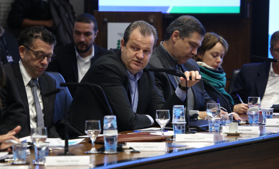 Governador Carlos Massa Ratinho Junior coordena reunião com a equipe de Governo  -  Curitiba, 04/06/2019  -  Foto: José Fernando Ogura/ANPr