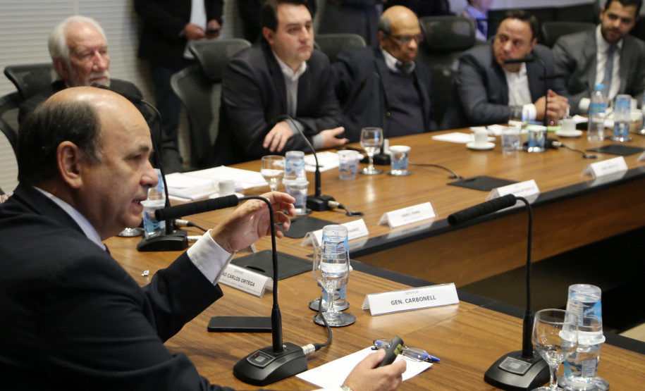 Governador Carlos Massa Ratinho Junior coordena reunião com a equipe de Governo  -  Curitiba, 04/06/2019  -  Foto: José Fernando Ogura/ANPr