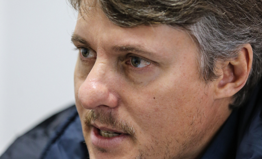 Delegado Ítalo Biancardi Neto da Divisão Estadual de Narcóticos - DENARC. Curitiba, 29/05/2019 - Foto: Geraldo Bubniak/ANPr