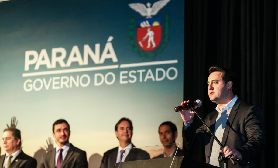 O governador Carlos Massa Ratinho Junior lança nesta terça-feira (04) no  auditório Poty Lazzarotto do Museu Oscar Niemeyer,  a campanha Junho Paraná Sem Drogas. O mês inteiro será dedicado à conscientização e prevenção quanto ao uso de entorpecentes.  Curitiba, 04/06/2019 -Foto: Geraldo Bubniak/ANPr