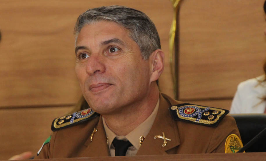 Curitiba, 19 de junho de 2019. Alto Comando da PMPR recebe homenagem na Camera municipal de Curitiba. Foto: Cel Pericles.