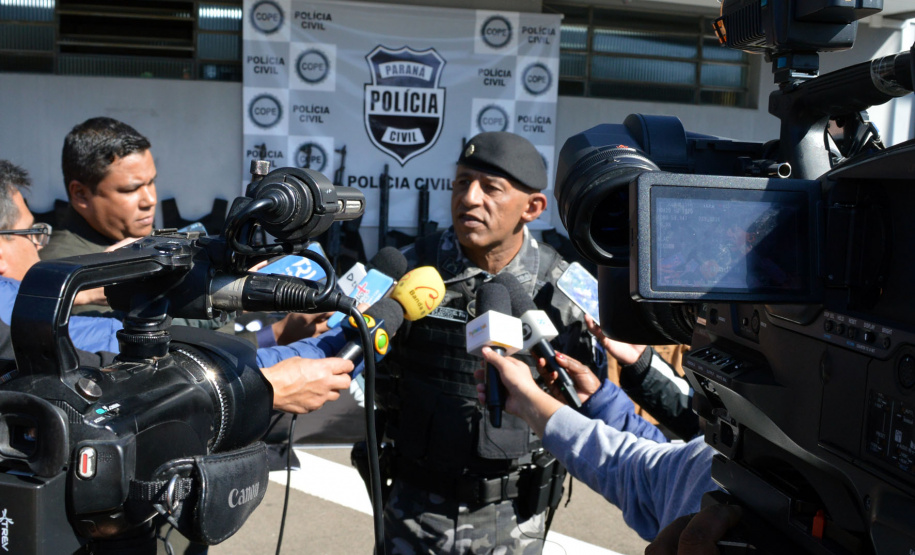 Delegado-chefe do COPE, Rodrigo Brown de Oliveira