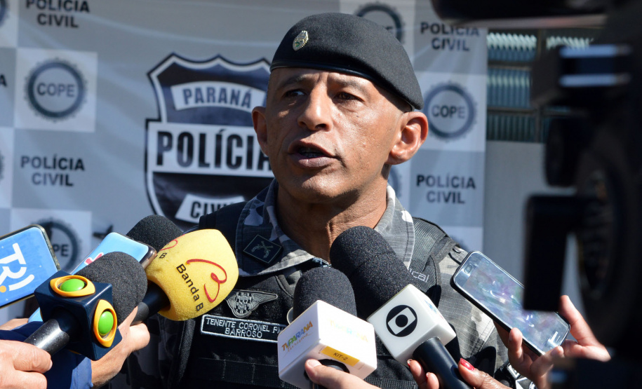 Delegado-chefe do COPE, Rodrigo Brown de Oliveira