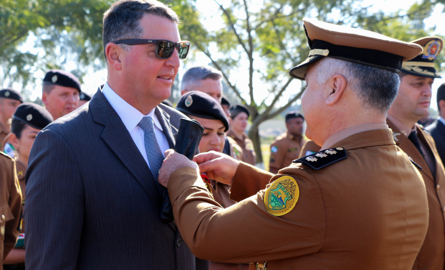 São José dos Pinhais, 12 de julho de 2019. Solenidade em Comemoração ao Aniversário do 17º BPM.