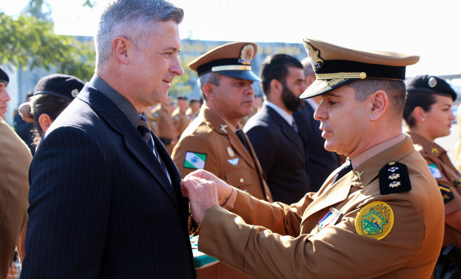 São José dos Pinhais, 12 de julho de 2019. Solenidade em Comemoração ao Aniversário do 17º BPM.