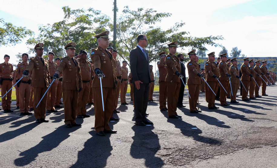 São José dos Pinhais, 12 de julho de 2019. Solenidade em Comemoração ao Aniversário do 17º BPM.