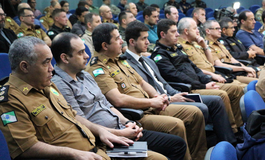 Foz do Iguaçú, 25 de julho de 2019. Simpósio de Operações Policiais Militares de Fronteira.