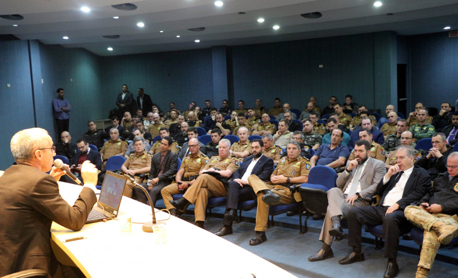 Foz do Iguaçú, 25 de julho de 2019. Simpósio de Operações Policiais Militares de Fronteira.