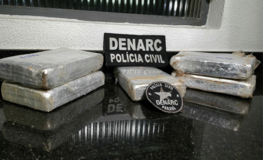 PCPR apreende cinco quilos de cocaína no Norte do Estado