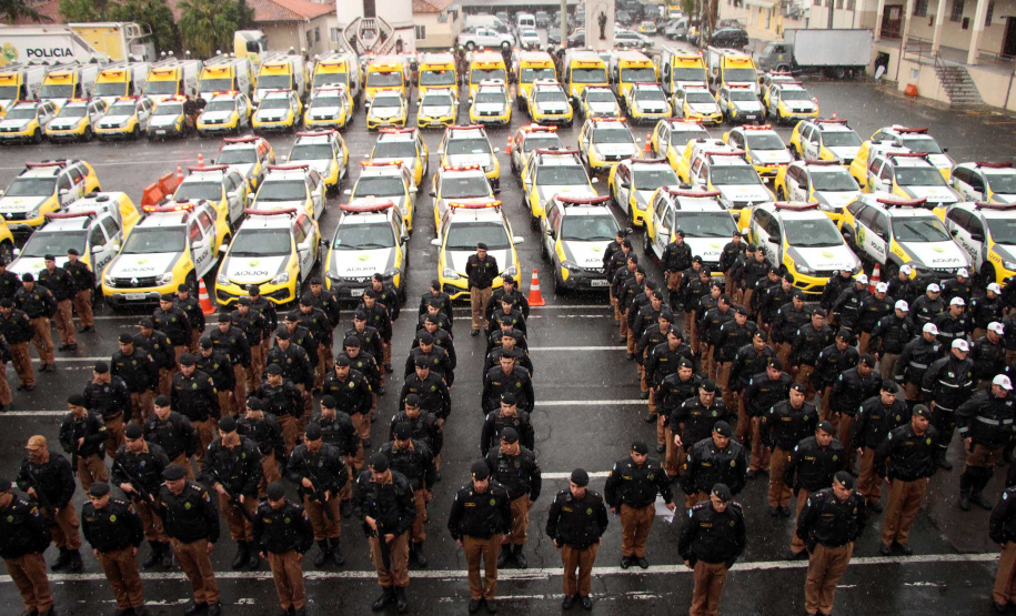 Curitiba, 02 de agosto de 2019.  Polícia Militar deflagra Operação 100 com mais de 500 policiais e 165 viaturas em Curitiba.