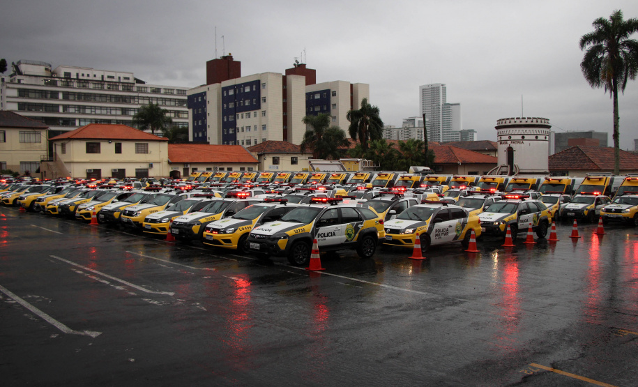 Curitiba, 02 de agosto de 2019.  Polícia Militar deflagra Operação 100 com mais de 500 policiais e 165 viaturas em Curitiba.