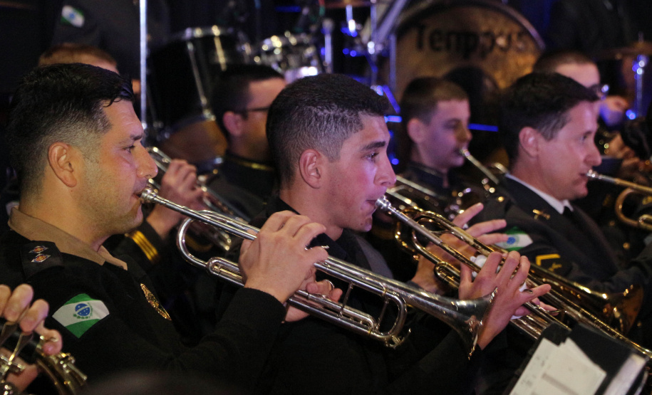 Curitiba, 06 de agosto de 2019. Concerto da Banda de Música do Colégio da Polícia Militar.