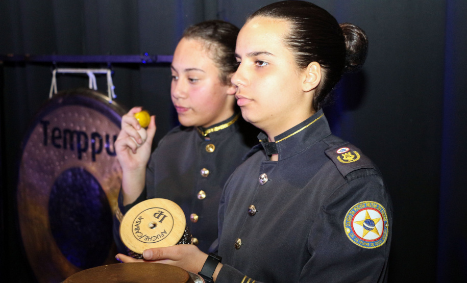 Curitiba, 06 de agosto de 2019. Concerto da Banda de Música do Colégio da Polícia Militar.