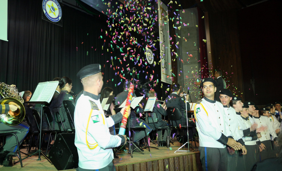Curitiba, 06 de agosto de 2019. Concerto da Banda de Música do Colégio da Polícia Militar.
