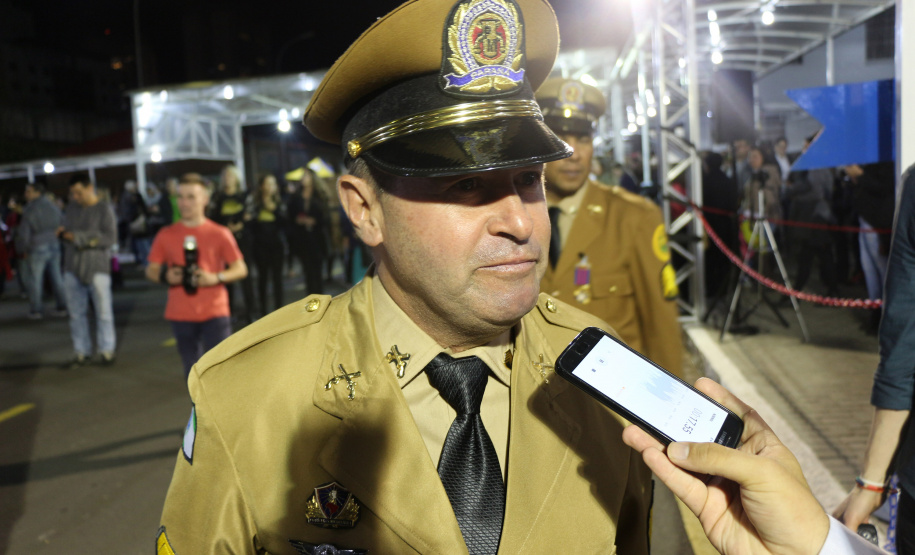 Curitiba, 07 de agosto de 2019. Aniversario Colegio da Policia Militar. Foto: entrevista Cel. Prates