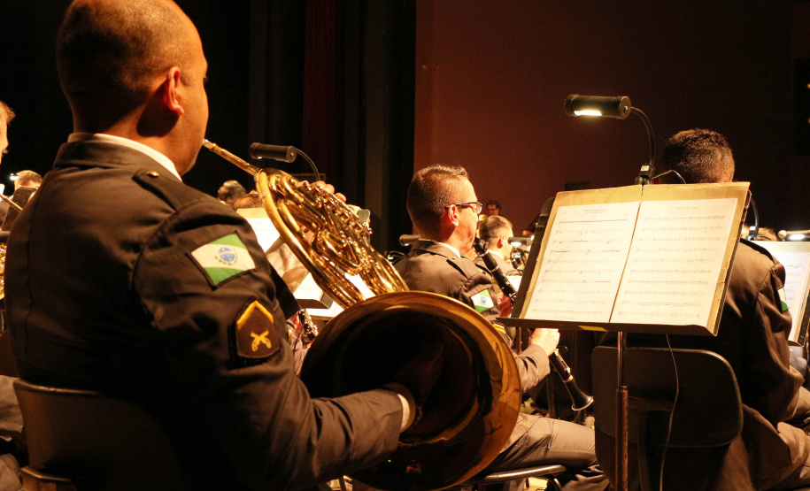 Curitiba, 12 de agosto de 2019. Concerto da Banda de Música da PMPR.