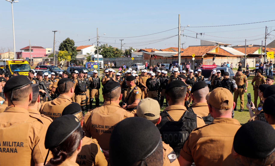 Curitiba, 16 de agosto de 2019. Operação 1º CRPM