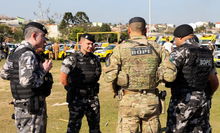 Curitiba, 16 de agosto de 2019. Operação 1º CRPM