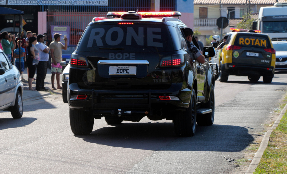 Curitiba, 16 de agosto de 2019. Operação 1º CRPM