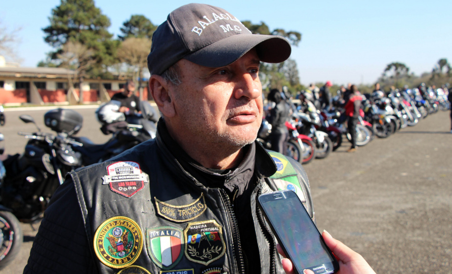 São José dos Pinhais, 17 de agosto de 2019. Passeio Motociclisto da PMPR.