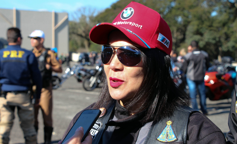 São José dos Pinhais, 17 de agosto de 2019. Passeio Motociclisto da PMPR.