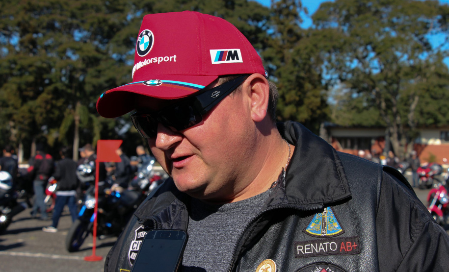 São José dos Pinhais, 17 de agosto de 2019. Passeio Motociclisto da PMPR.