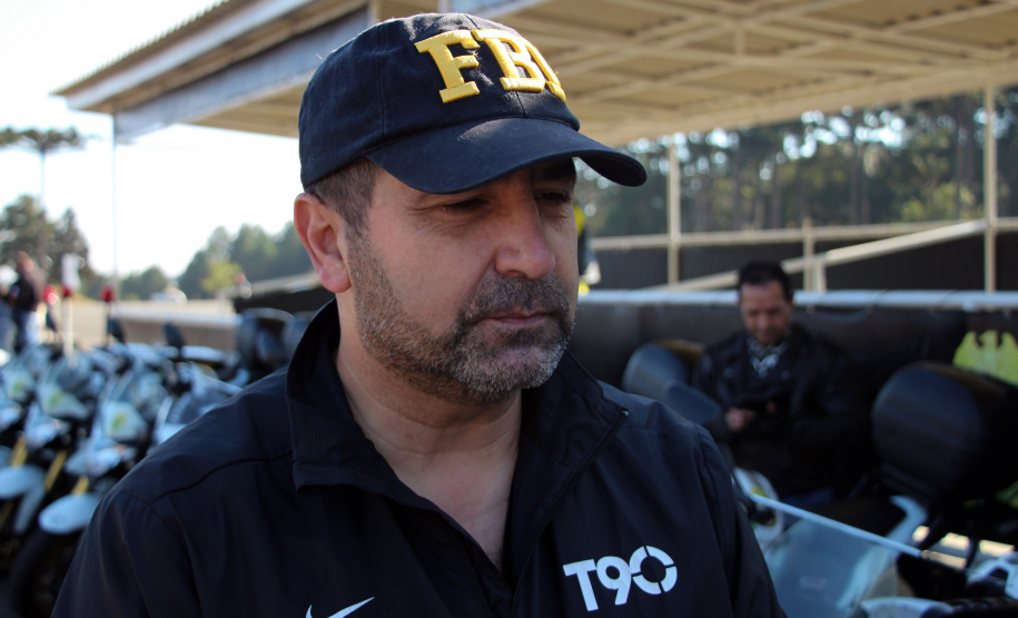 São José dos Pinhais, 17 de agosto de 2019. Passeio Motociclisto da PMPR. Foto: Ten-Cel QOPM Naasson Polak, Comandante do BPTran.
