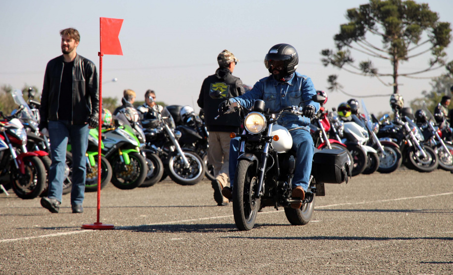 São José dos Pinhais, 17 de agosto de 2019. Passeio Motociclisto da PMPR.