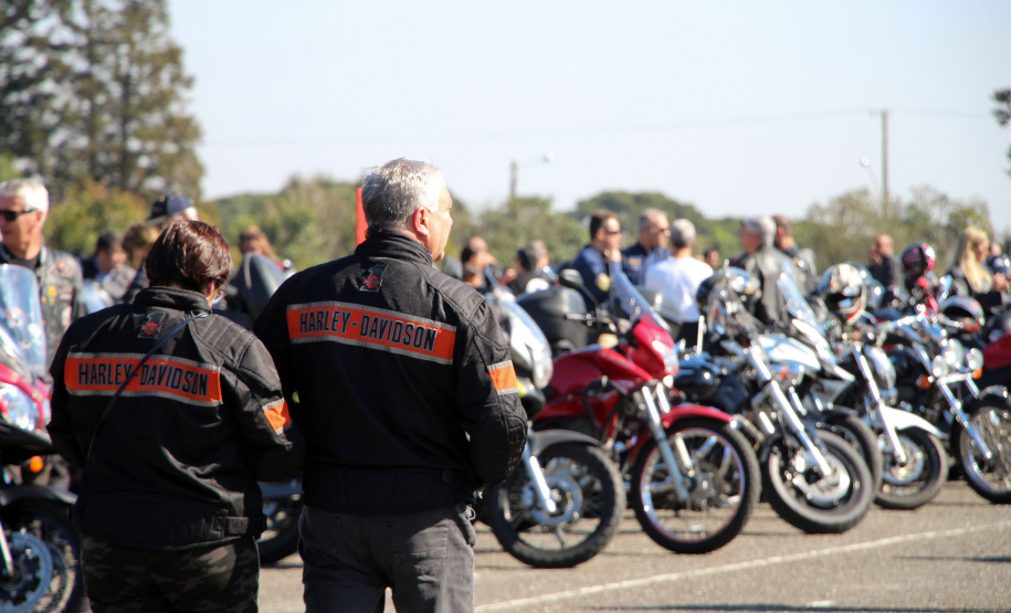 São José dos Pinhais, 17 de agosto de 2019. Passeio Motociclisto da PMPR.