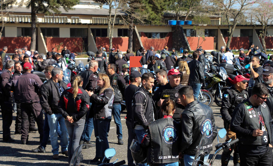 São José dos Pinhais, 17 de agosto de 2019. Passeio Motociclisto da PMPR.
