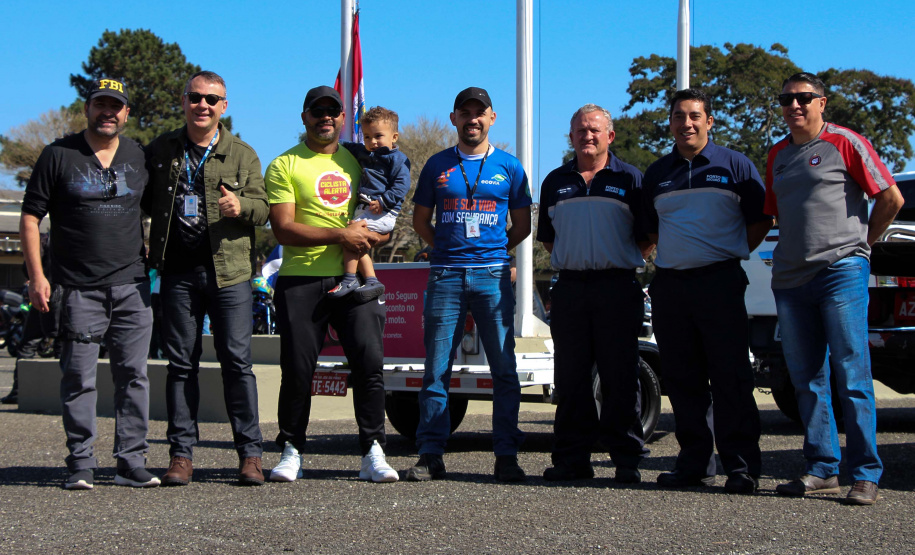 São José dos Pinhais, 17 de agosto de 2019. Passeio Motociclisto da PMPR.