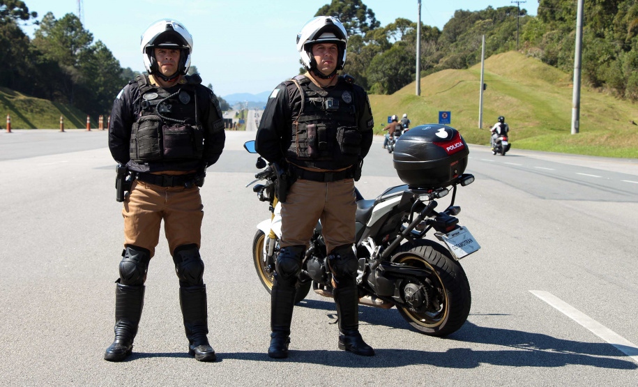 São José dos Pinhais, 17 de agosto de 2019. Passeio Motociclisto da PMPR.