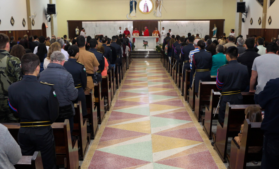 Curitiba, 30 de agosto de 2019. Missa em Comemoração aos 165 Anos da PMPR
