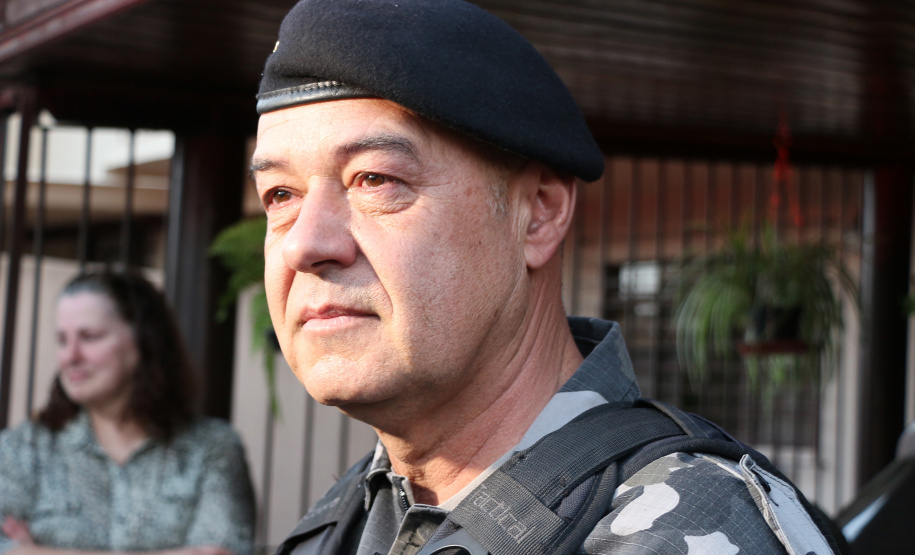 Curitiba, 30 de agosto de 2019.  Despedida Sgt Daniel Rone. Foto: entrevista do Sgt Daniel.