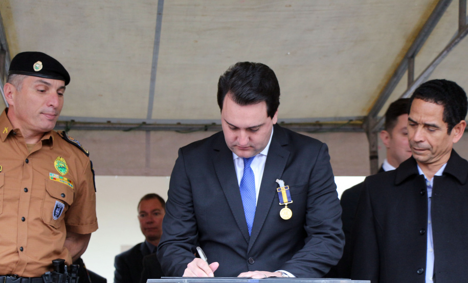 Curitiba, 04 de setembro de 2019. Solenidade de Abertura de Concurso para Polícia Militar e Polícia Civil.