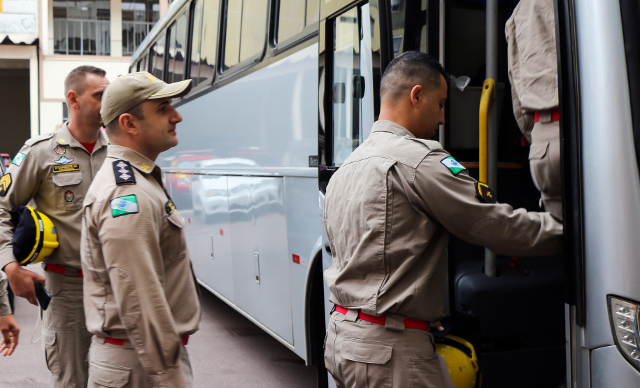 04-09-2019 Bombeiros Militares Viajam em Apoio ao Pará. Curitiba, 04 de setembro de 2019. Bombeiros Militares Viajam em Apoio ao Pará.