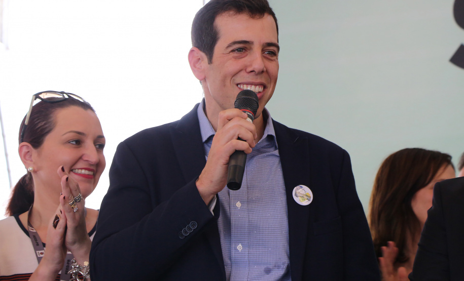 São Jose dos Pinhais, 11 de Setembro de 2019. Escola Segura. Foto: discurso Secretario da Educação Renato Feder.