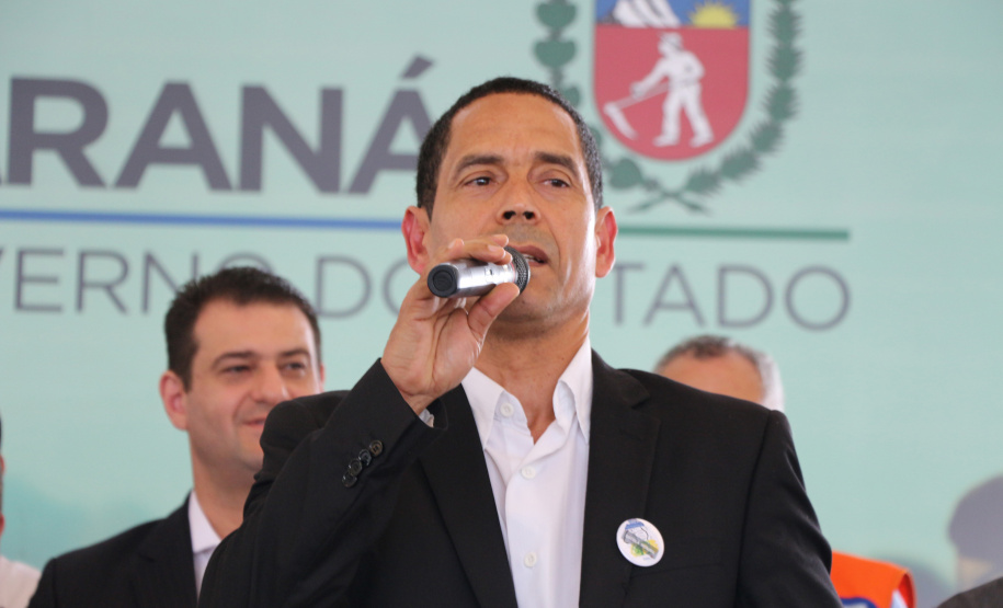 São Jose dos Pinhais, 11 de Setembro de 2019. Escola Segura. Foto: discurso Secretariode segurança do Estado do Parana Ten Cel Marinho.